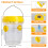 3 Pack Solar Powered Wasp Traps Outdoor Hanging Carpenter Bee Traps 2