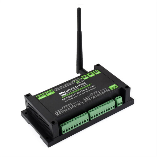 ESP32-S3 Industriel 8-kanals controller indbygget PoE-modul 1