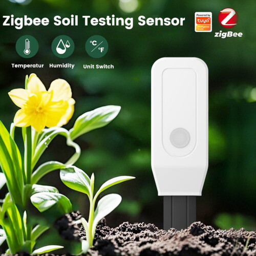 Tuya Zigbee Jordmåler Sensor Jordfugtighedssensor Temperaturmåler 1