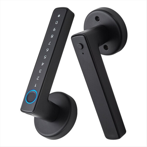 F6 Tuya Bluetooth Smart Fingeravtrycksdörrlås Elektronisk Knappsats RFID 2