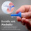 2pair Inflatable Earplugs Self-Adaptive Reusable Waterproof 4