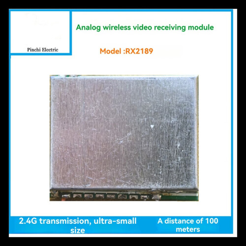 Módulo receptor de vídeo analógico 2.4G RX2189 17dBm 2400-2480MHz 1