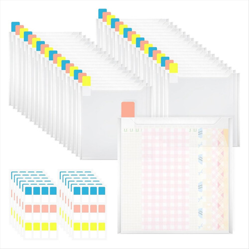 60er-Pack Scrapbook-Papier-Organizer 1