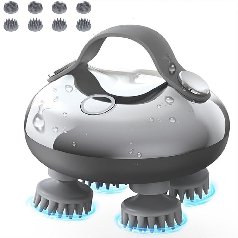 Portable Electric Scalp Massager Rechargeable IPX7