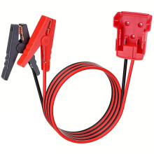 Startkabelklemmer 1,8 m med Power Wheel-batteriadapter
