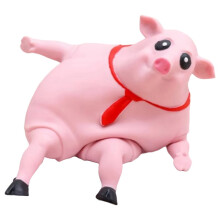 Haustier-Puppe, rosa Schwein, zum Stressabbau, für Mascotas B