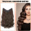 24 τεμάχια Chunni Clips για extensions μαλλιών με κλιπ Snap 4