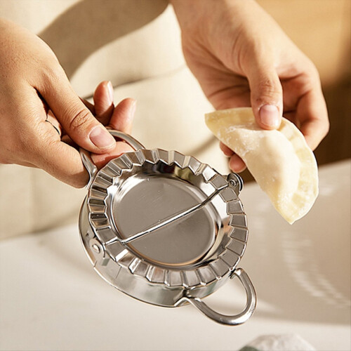 Dumpling Maker Rustfri Stål Dumplingform Empanadas Ravioli 2 stk 2