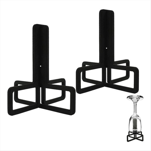 2pcs 3 In1 Stackable Wine Bottle Drying Rack 1