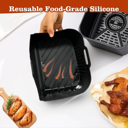Silikoneforinger til airfryer 2
