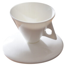 Xícaras de café artesanais de porcelana óssea requintadas e de alto valor