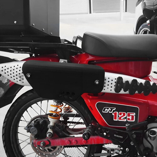 Protetor térmico de escapamento de motocicleta para Hunter CT125 1
