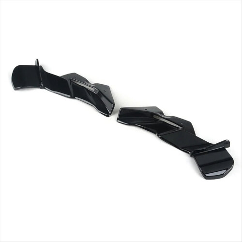 Spoiler dianteiro para motocicleta -6R preto