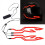 Motorcycle Bike Helmet LED Cold Light Strip 3
