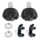 2Pcs Roller Skates Toe Stops 82A Replacement Black 2