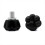 2Pcs Roller Skates Toe Stops 82A Replacement Black 4
