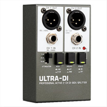 New DI Box Audio Active 2-Channel High Frequency Interference