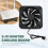 Z-X1 Router Kølekort Mini Host Computer Køleblæser Base 4