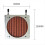 High Power Copper Profile Radiator with Conductive Water Flow Large 3