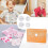 100 Sets T5 Plastic Snaps, White T5 Plastic Snaps No Need Tools 2