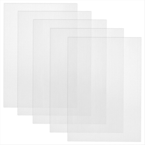 5 peças de malha para máscara de PVC de 11,8 x 8,27 polegadas para fantasias