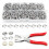 Vintrex 200Set Metal Snap Button Kit 1