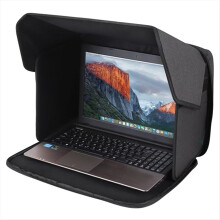 Laptop Sonnenschutz Sichtschutz Haube Tragbar Faltbar