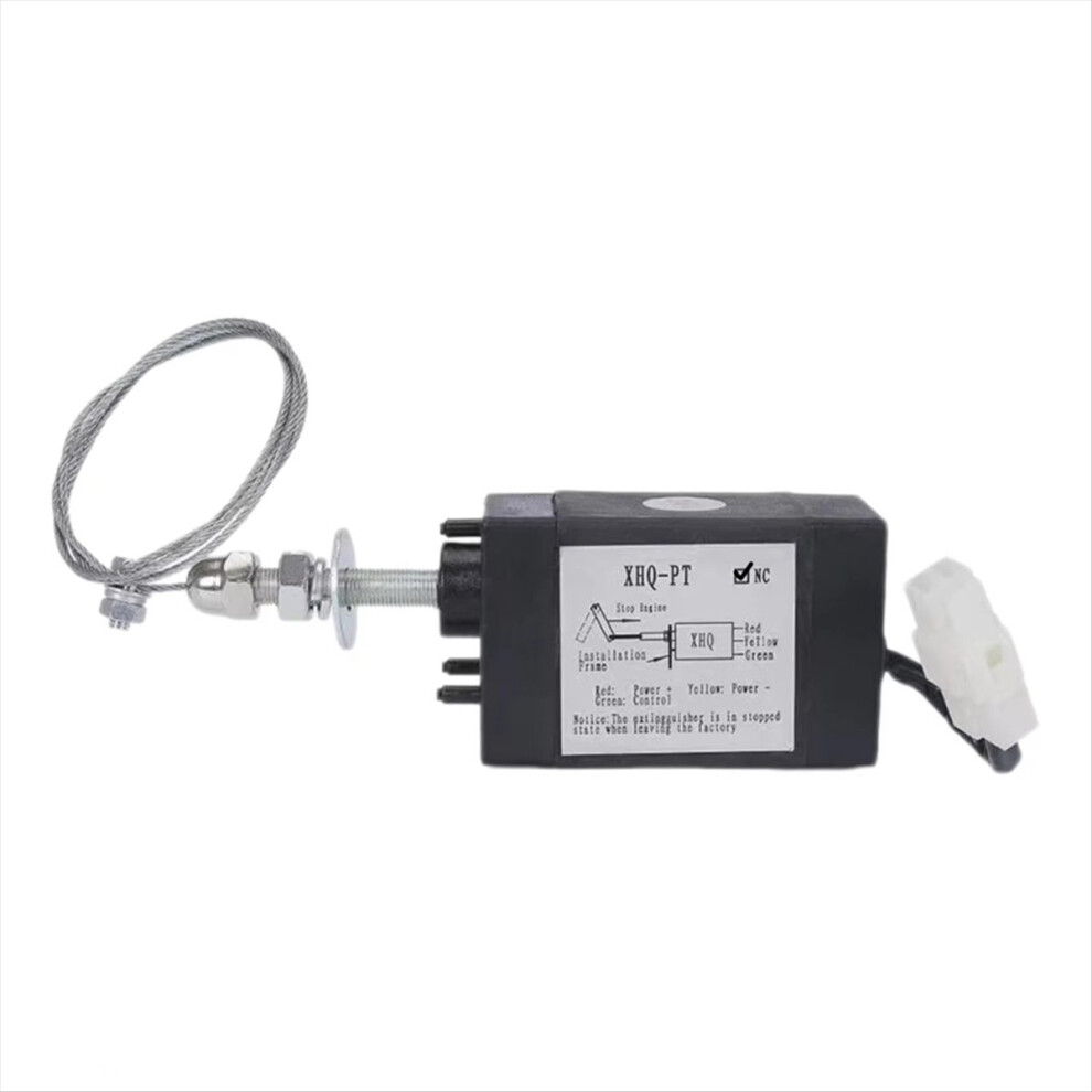 Pt Nc Electronic Stop Valve Shutdown Device For Marine 12V 4852896935357