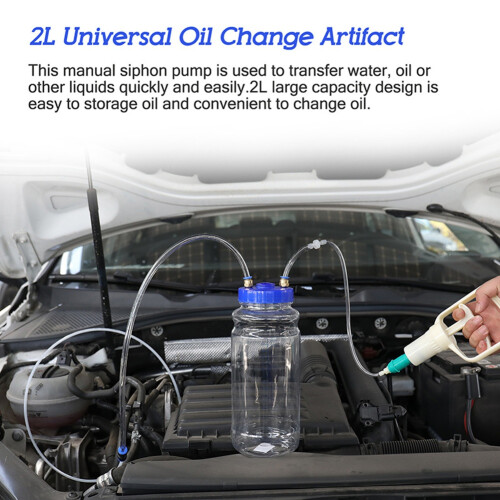2L universal manuell sugpump för motoroljabyte 1