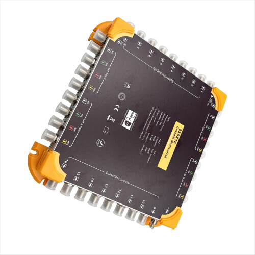 Switch a cascata Diseqc 2.0 multi-switch satellitare a 9 ingressi e 16 uscite 1
