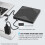 Ekstern CD DVD-drev USB 3.0 Type-C brænderlæser 6