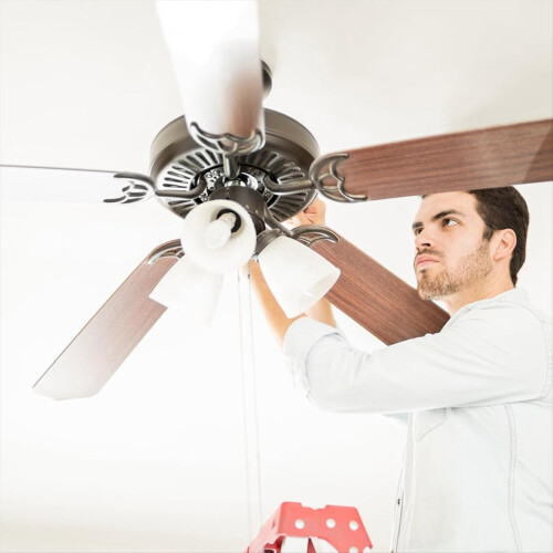 Deckenventilatorflügel-Armersatz 4 Stück Grün Bronze 2