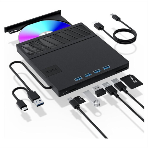 Unitate Blu-Ray externă USB 3.0, player Blu-ray DVD/CD portabil 1