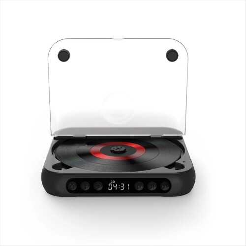-918 Φορητή συσκευή αναπαραγωγής CD BT Music Player Θήκη CD με προστασία από τη σκόνη 1