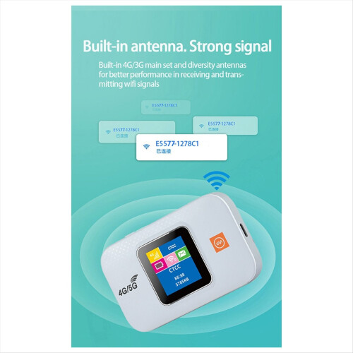 Router WiFi mobil E5577 4G LTE - Hotspot de internet wireless 2