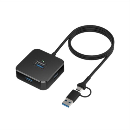 4-i-1 USB-splitter-hub USB 3.0-hub til bærbar computer Én træk Fire 2