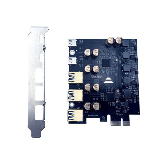 Type C USB 3.2 Gen1 PCIE-korthub 2 porte TYPE-C 3 USB-A 2
