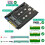M.2 SSD zu U.2 SFF-8639 Key B+M Adapter NVMe SSD Konverter 4
