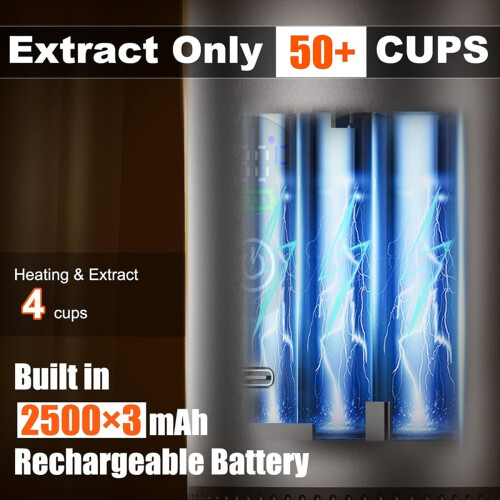 Electric Espresso Machine - 20Bar Self‑Heating Camping Coffee Maker 2