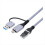 Cabo Gigabit Ethernet 2 em 1 Tipo C/USB 3.0 para RJ45 1