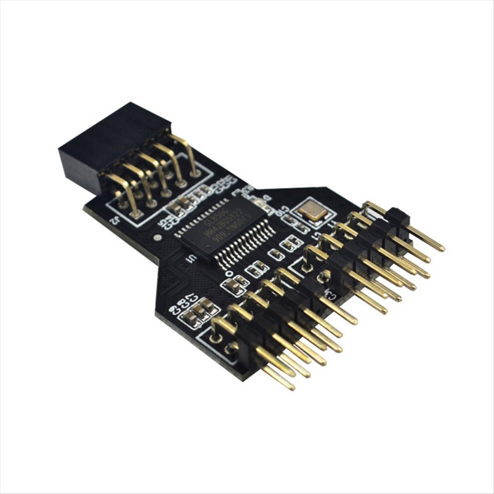 Motherboard Usb 9Pin Interface Connector Splitter For Rgb Fan 4852896952156