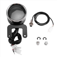 Uniwersalny 12V motocyklowy licznik kilometrów i prędkościomierz LCD cyfrowy