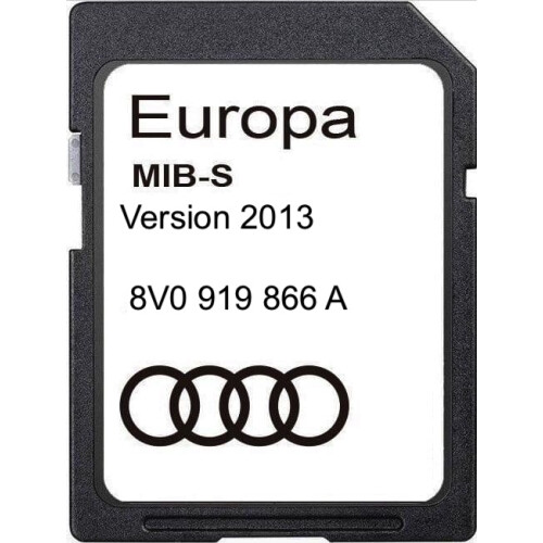 Audi A3 SD Card MIB-S 2013 Sat Nav Maps 8V0919866A