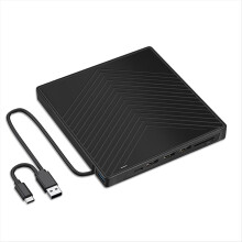Zewnętrzny napęd CD DVD USB 3.0 typu C z nagrywarką