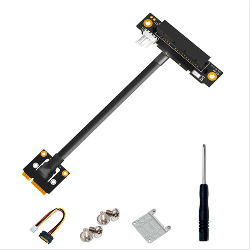 Kabel adaptera Mini PCIe do PCI-E 4X 270 stopni do przedłużacza