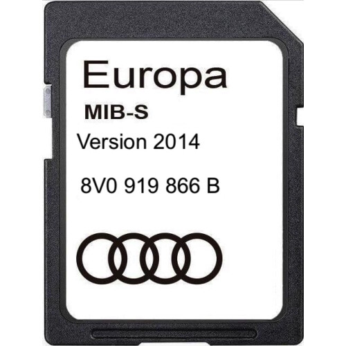 Audi A3 Navigation Maps SD Card MIB-S 2014 8V0919866B