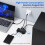 Przełącznik USB 3.0, 2 wejścia, 4 wyjścia 6