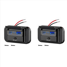 Podwójna ładowarka USB QC3.0 i PD3.0 do gniazdka w kamperze 12 V