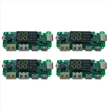 Podwójna ładowarka powerbanku USB 5 V 2,4 A Micro/typ C LED, 2 szt.