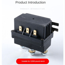 Universal Contactor Winch Control Solenoid Relay 12V 500A Winch Solenoid Relay 500A 4WD ATV Control